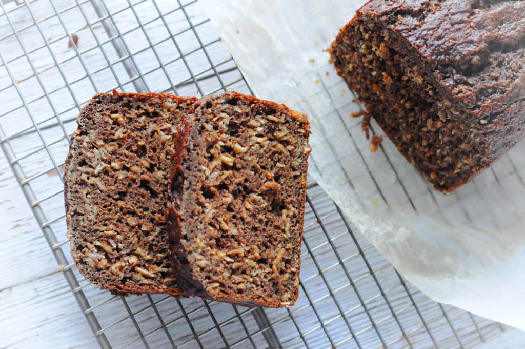 Chocolate Banana Oat Bread Lizzy Loves Food