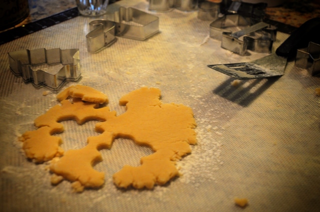 Making Christmas Cookies 