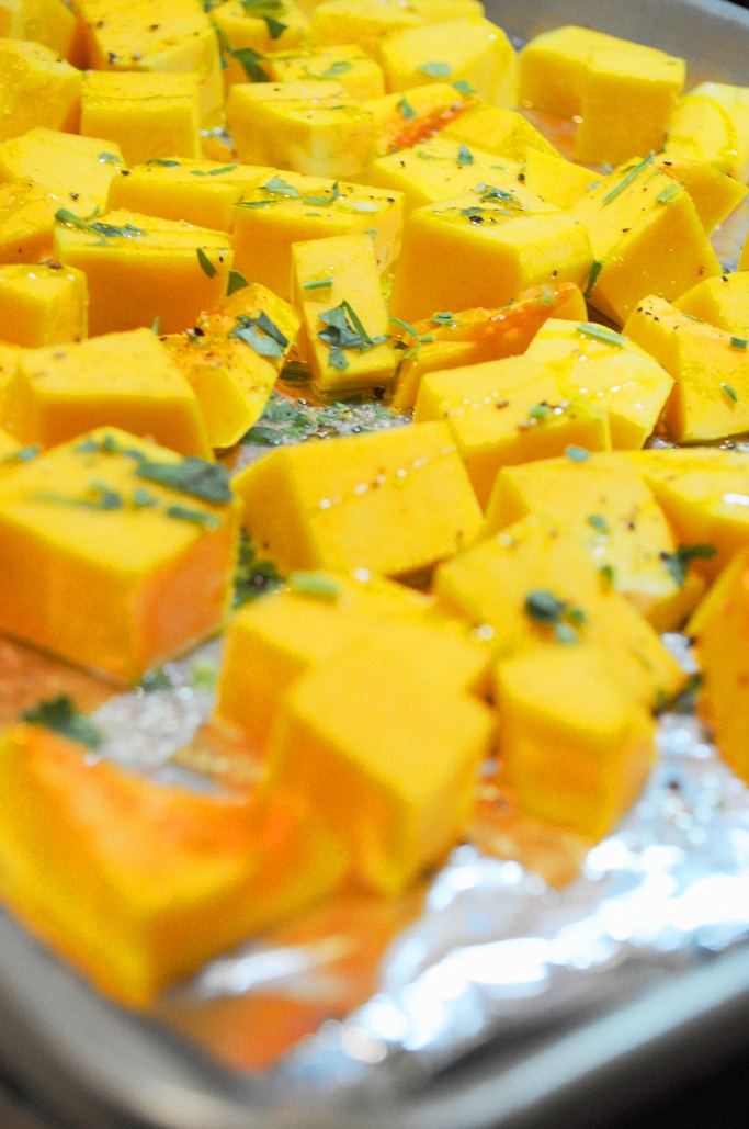 Roasted Butternut Squash Ravioli with Cream Sauce