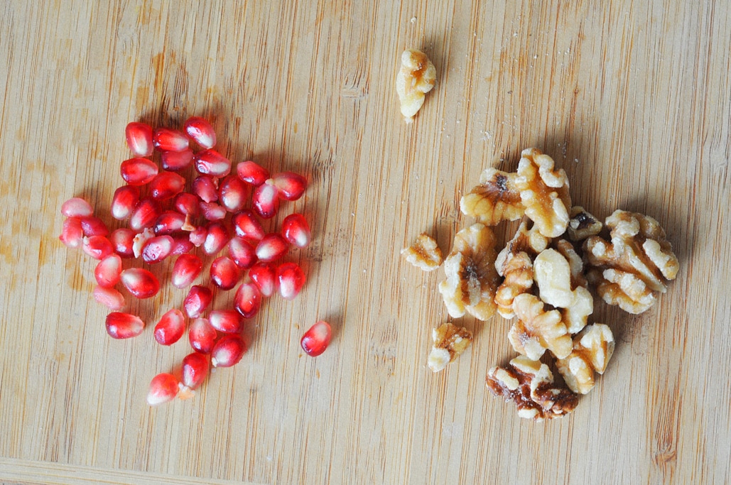 Pear and Pomegranate Salad with Champagne Vinaigrette