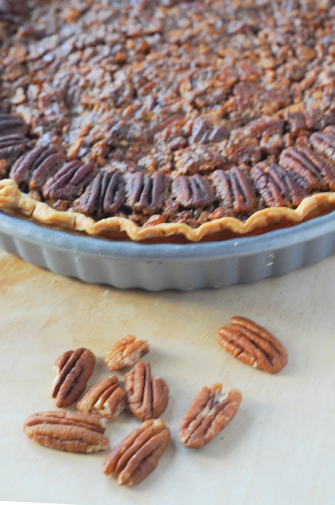 Bourbon and Chocolate Chip Pecan Pie