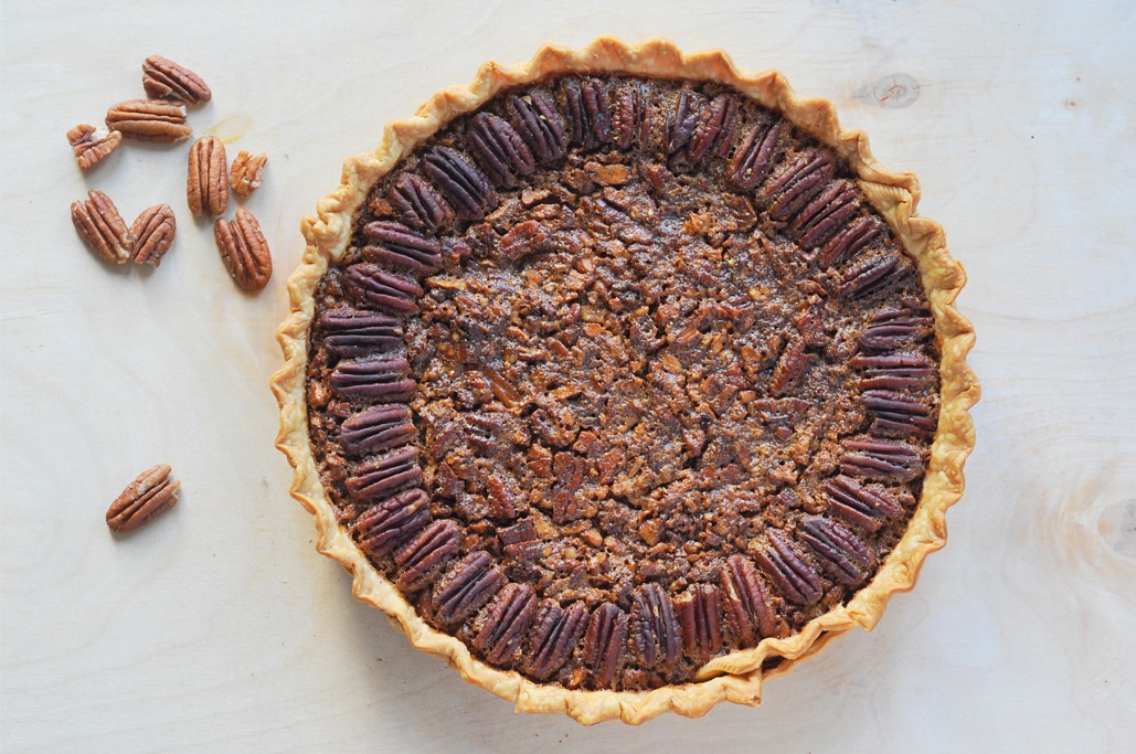 Bourbon and Chocolate Chip Pecan Pie