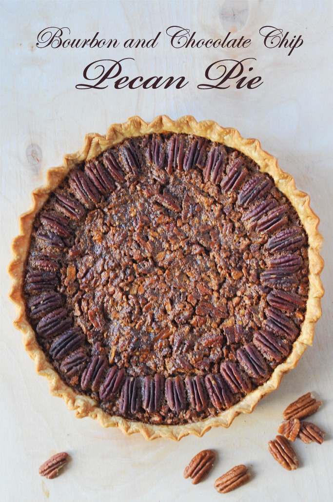 Bourbon and Chocolate Chip Pecan Pie