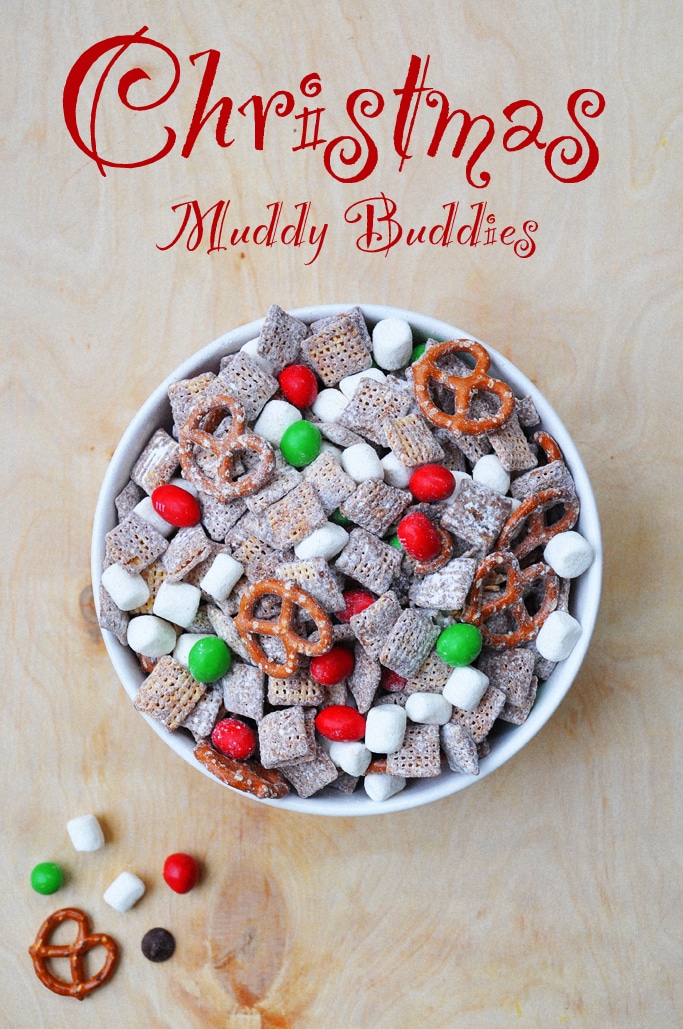 Christmas Muddy Buddies | Lizzy Loves Food