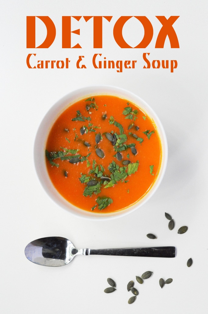 Detox Carrot and Ginger Soup in the Crock Pot