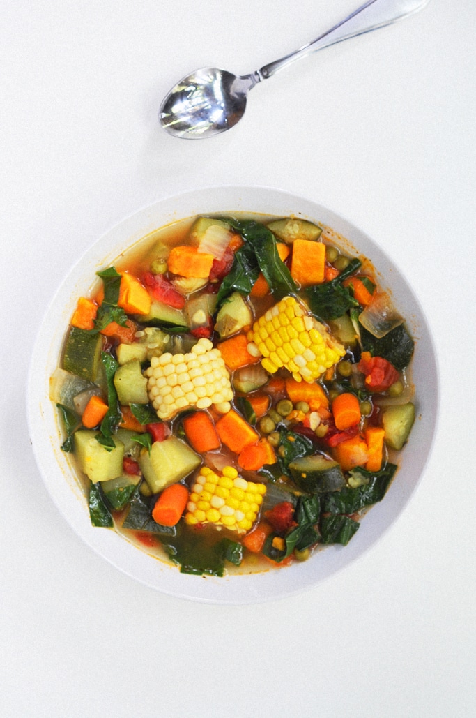 vegan summer vegetable soup recipe