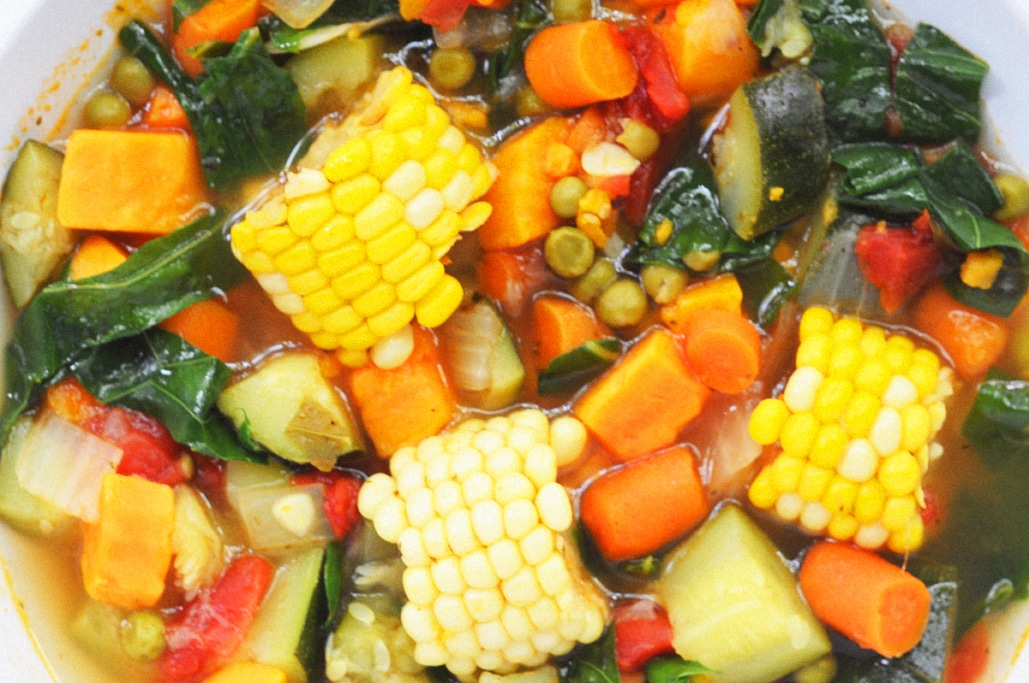 vegan summer vegetable soup recipe