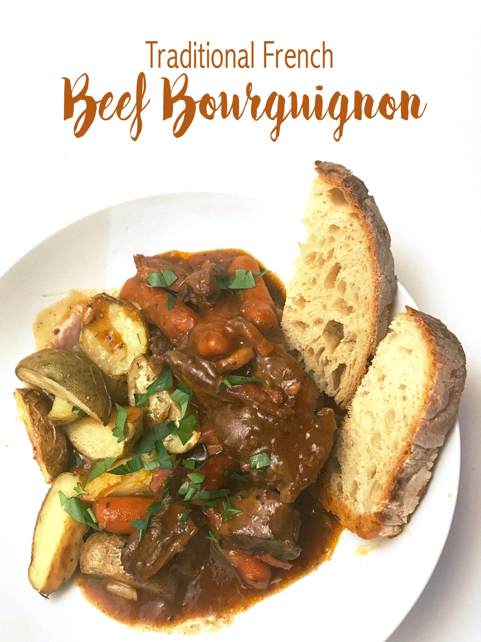 Traditional French Beef Bourguignon