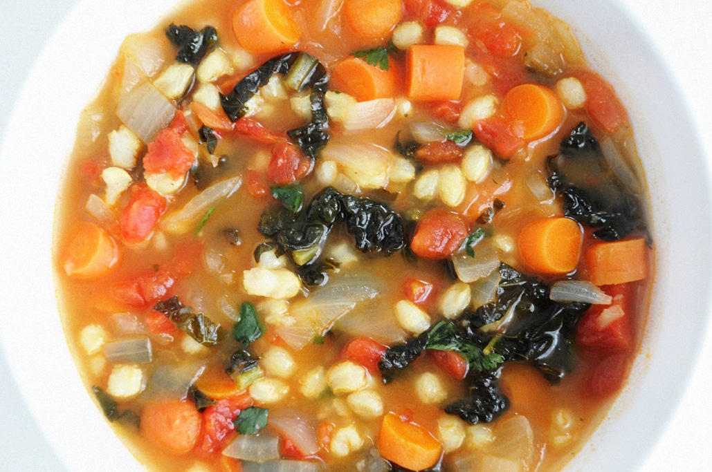 Vegan Mexican Hominy Soup