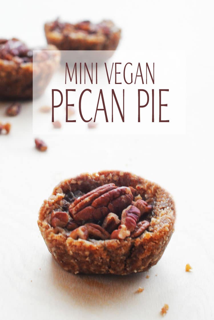 Mini Vegan Pecan Pie