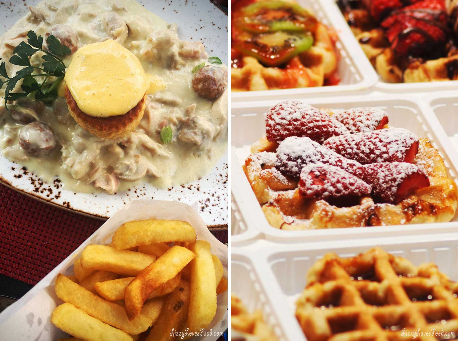 Waffles and fries