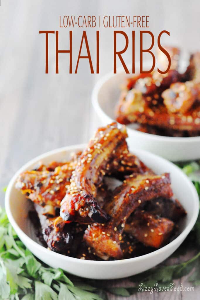 Thai Ribs in the Oven Recipe {Low-Carb} | Lizzy Loves Food