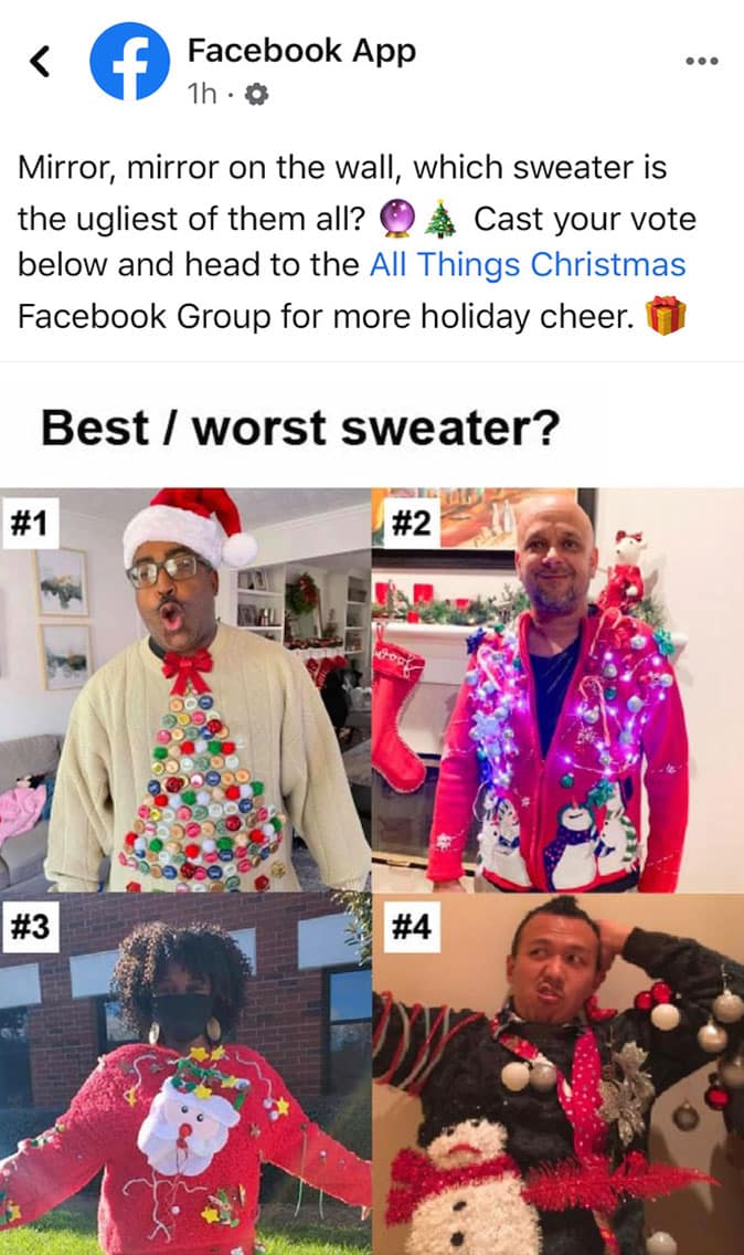 The Ugly Sweater Contest that Keeps on Giving