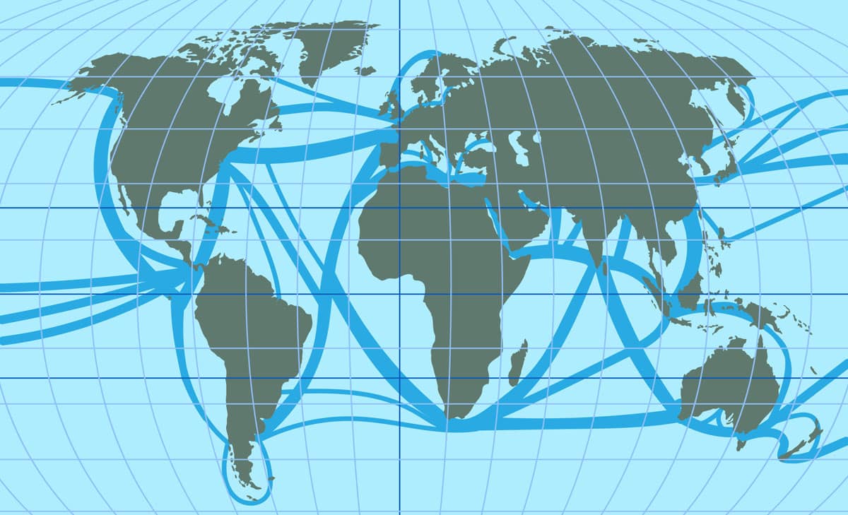 world trade route