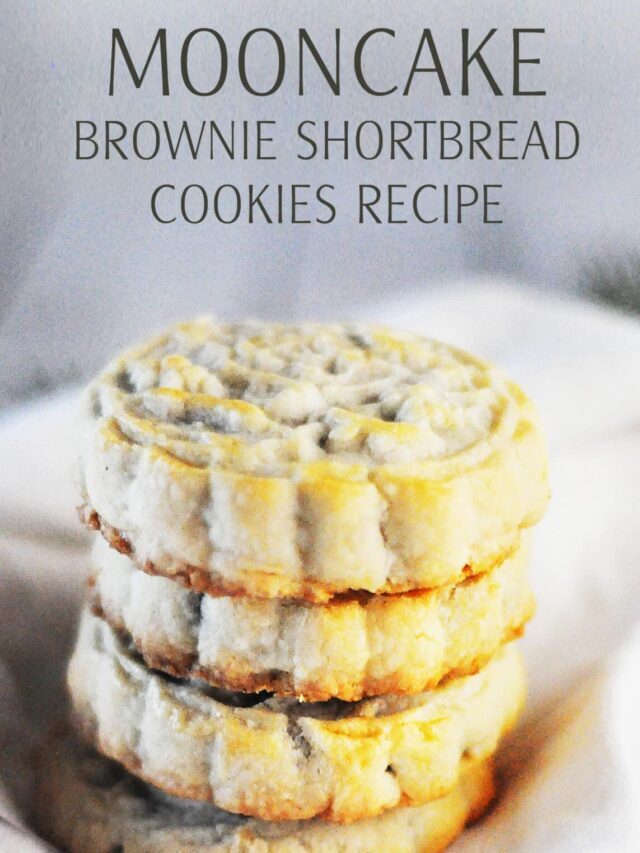 Mooncake Recipe Made Of Brownies + Shortbread
