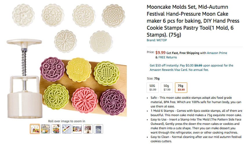 mooncake mold