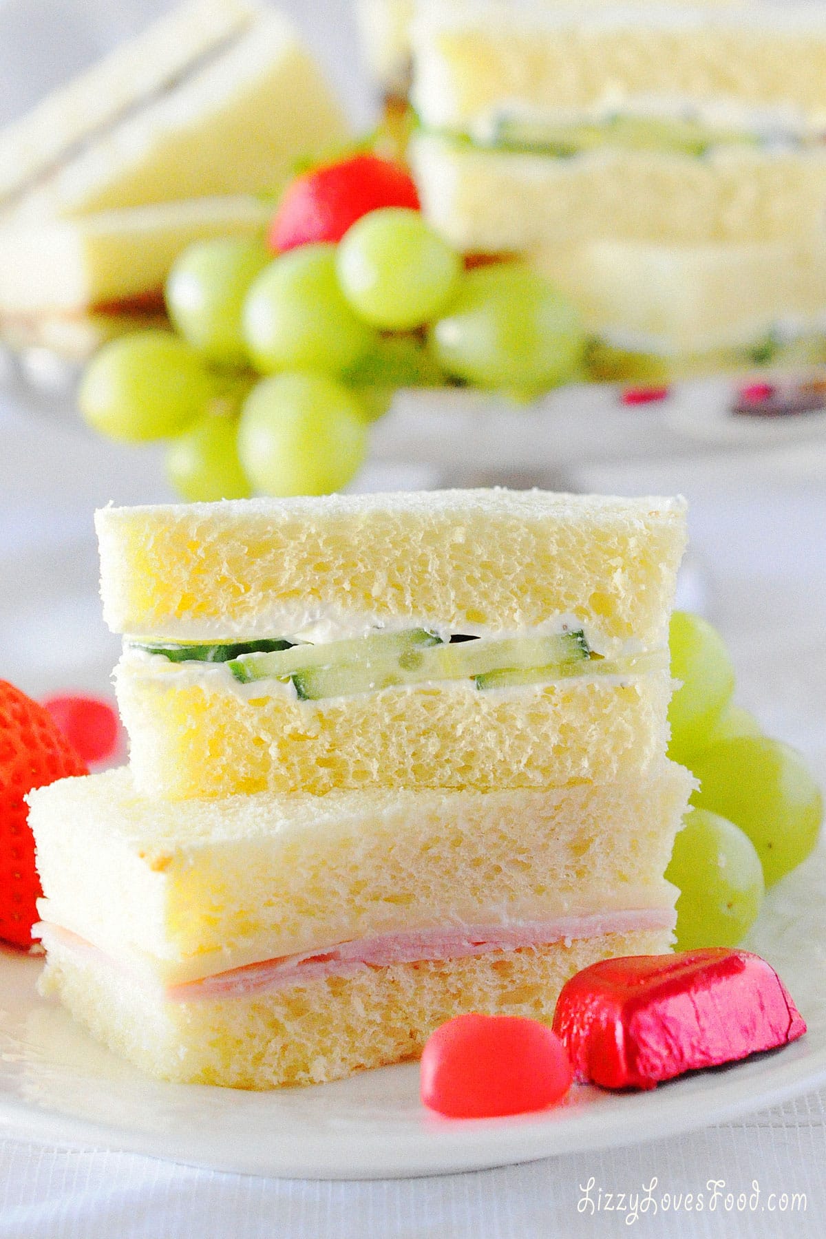 Cream Cheese & Fruit for Tea Sandwiches