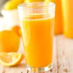 glass of Cold Press Orange Juice