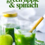 Cold Press Juice, Green Apple & Spinach