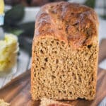 Homemade Spelt Bread with slice bread