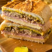 Cuban Sandwiches on the table