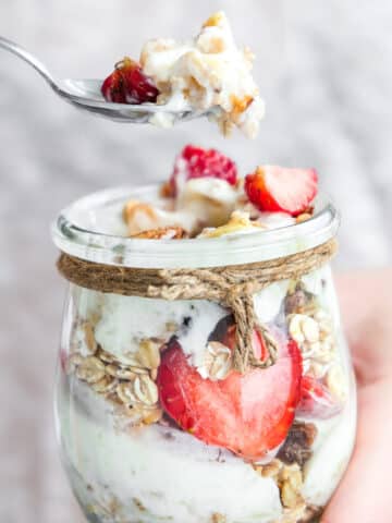 Parfait with Homemade Greek Yogurt