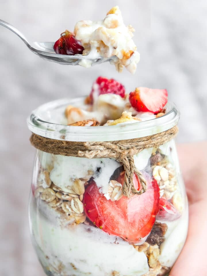 Parfait with Homemade Greek Yogurt