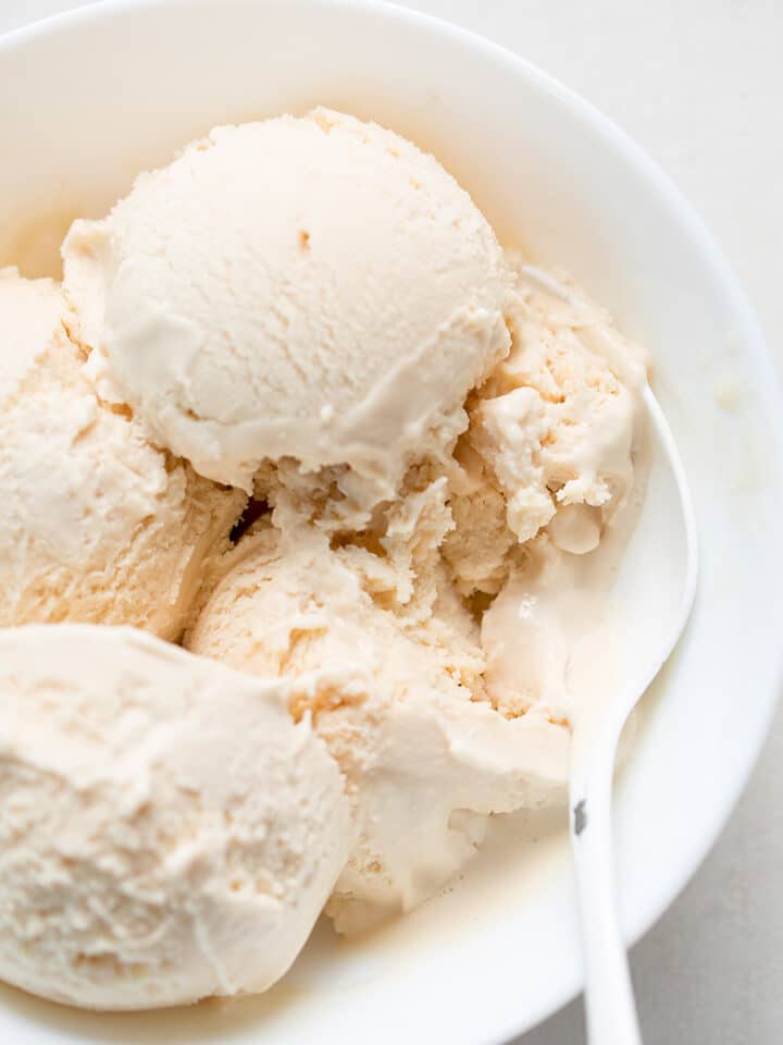 ice cream in a bowl